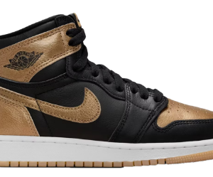 Jordan 1 Retro Black Metallic Gold (GS)
